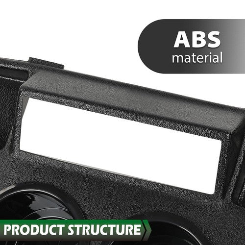 Solid Spare Fit For Yamaha Drive Dash Mounted Cup Holder Radio Adapter Black