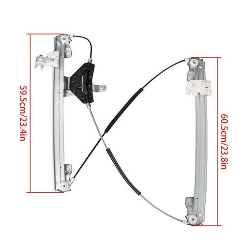 Solid Spare Front Passenger Side Power Window Regulator w/o Motor For Infiniti QX60 04-20