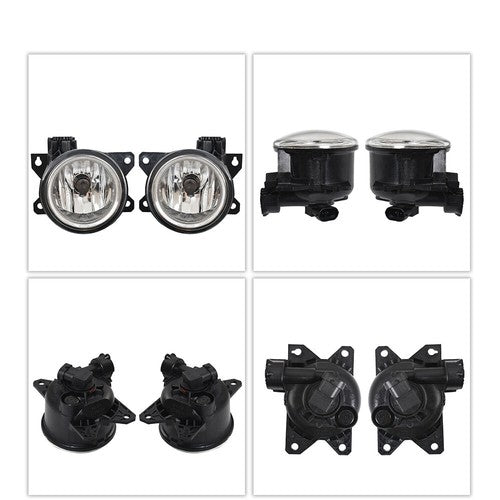 Solid Spare For 16 17 HONDA CIVIC 2/4Dr Bumper Driving Fog Lights w/Switch+Bulbs 2PCS