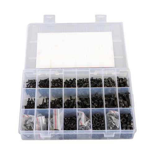 Solid Spare Hex Socket Head Screw Assortment Kit, 1625 Piece M2 M3 M4 M5 Bolts and Nuts