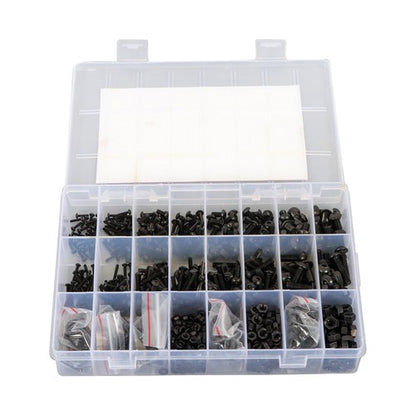 Solid Spare Hex Socket Head Screw Assortment Kit, 1625 Piece M2 M3 M4 M5 Bolts and Nuts