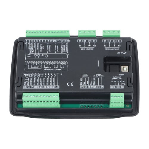 Solid Spare HGM6120N Replacement Automatic Start Generator Controller Voltage Controller