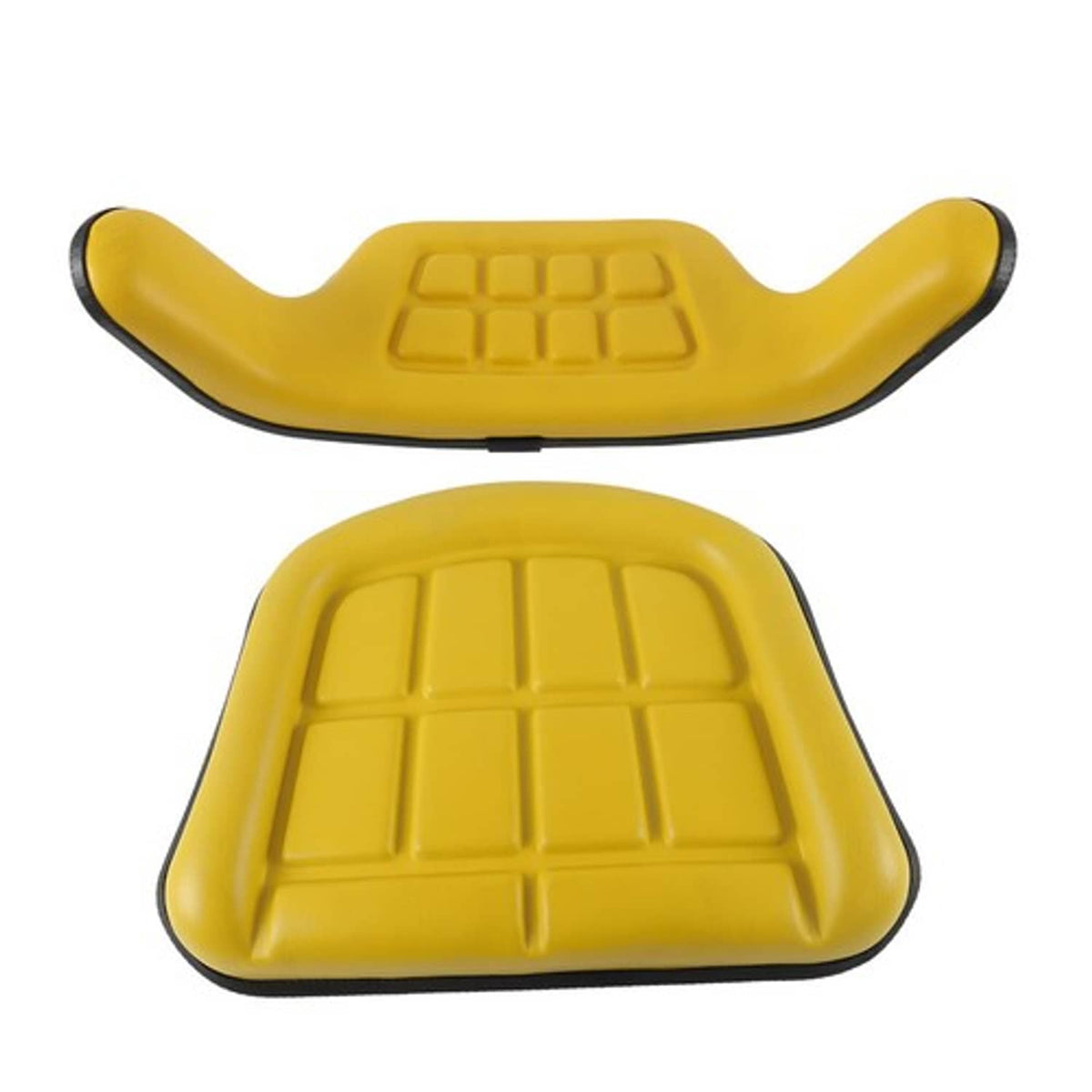 Solid Spare Fit For John Deere 310 310A 310B 401 401B Backhoe Loader Yellow Seat Cushion Set