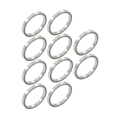 Solid Spare 10 Pack 6710-2RS Deep Groove Ball Bearings 50x62x6mm, Chrome Steel Rubber Seals