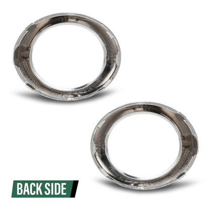 Solid Spare Fog Light Bezel Lamp Trim Left+Right Fit For 2010-2012 Mercedes Benz GLK350