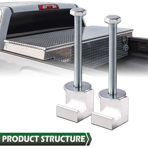Solid Spare Fit For Tool Box Mount J Hook Toolbox Pickup Rail Mounting Clamp Tiedown Truck