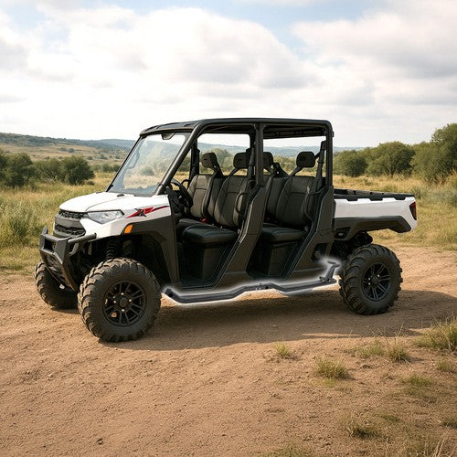 Solid Spare For Polaris Ranger Crew XP 1000 2019-25 24 UTV Rock Sliders Nerf Bars Side Steps