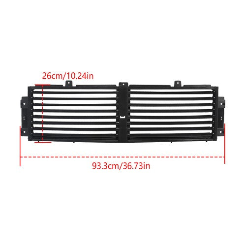 Solid Spare Upper Cowl Active Shutter Grille 84646340 For 18-19 Chevy Traverse 2L/3.6L V6/L4