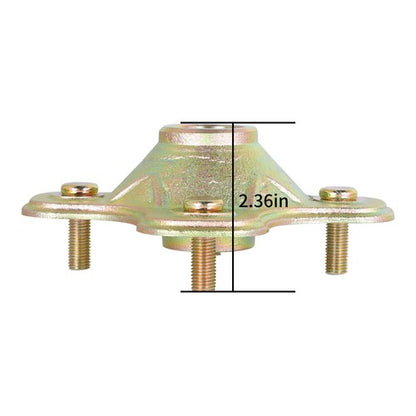 Solid Spare Rear Wheel Axle Hub For 93-02 Yamaha Kodiak 400 YFM400FW Fa YFM400A 2X4 4X4 US