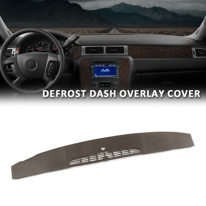 Solid Spare TPE Upper Dash Front Section Panel Brown Fit For 07-13 Chevrolet GMC Cadillac