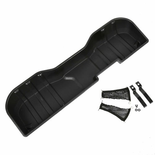 Solid Spare Black Underseat Storage Box for 07-18 Chevy Silverado 07-19 GMC Sierra CREW CAB