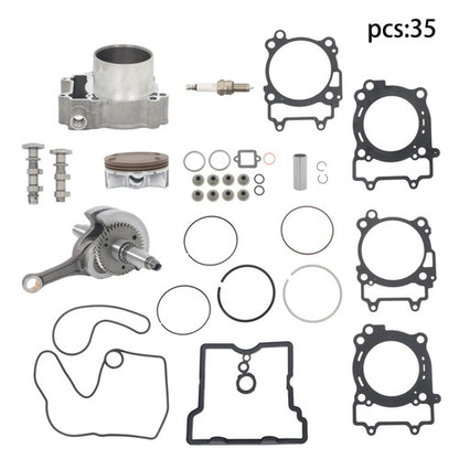 Solid Spare For Polaris RZR 570 2012-2016 crankshaft+cylinder sleeve+camshaft+overhaul pad