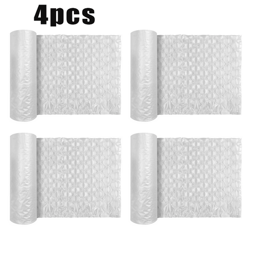 4 Rolls 984ft x16" Air Cushion Machine Film Bubble Pillow Packaging Padding Roll