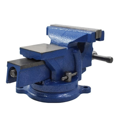 Solid Spare New 4in Bench Vise W/ Anvil Swivel Locking Base Tabletop Clamp Heavy Duty Steel