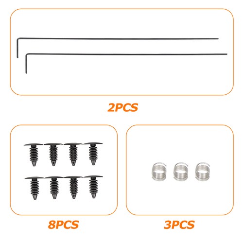 Solid Spare For 08-16 Ford F250 F350 Super Duty Flexible Flex Step Tailgate Trim Cap Molding