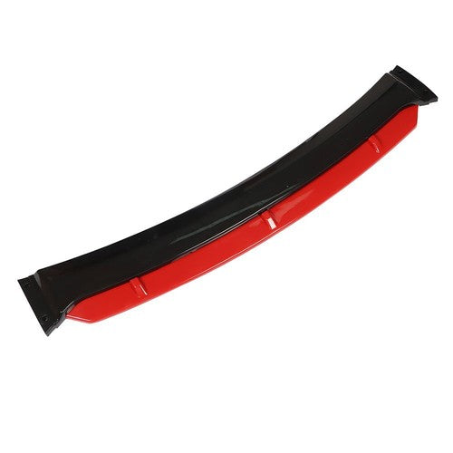 Solid Spare Universal Car Front Bumper Lip Spoiler Splitter Protector Red 2 Layer Lip Glossy