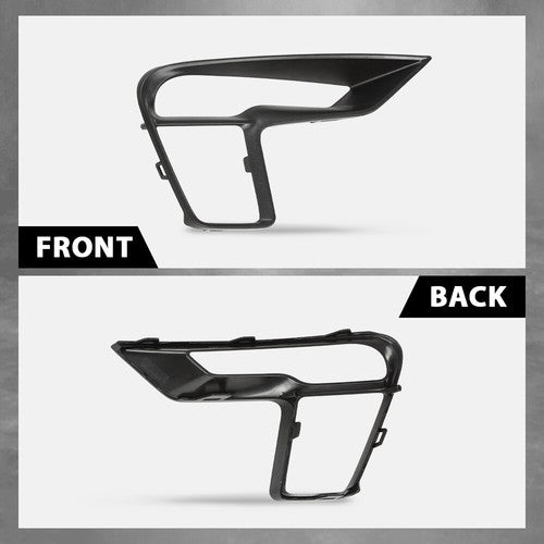 Solid Spare Front Bumper Fog Light Bezel Lamp Trim Right Side Fit For 18-19 Ford Explorer