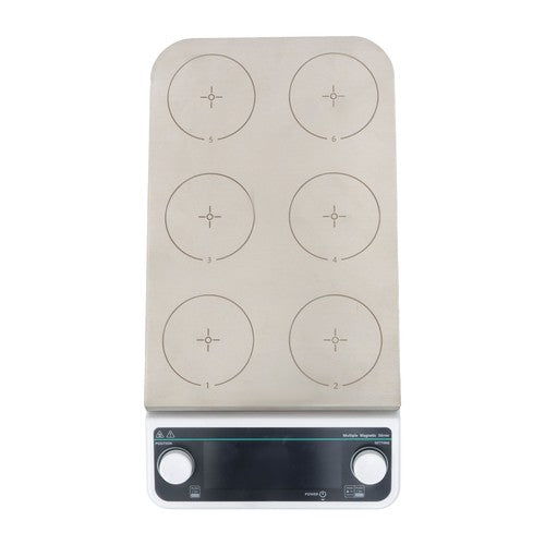 Solid Spare 6x500ml 6 Position Magnetic Stirrer Multi-Position Magnetic 120?/248? 50-1200RPM