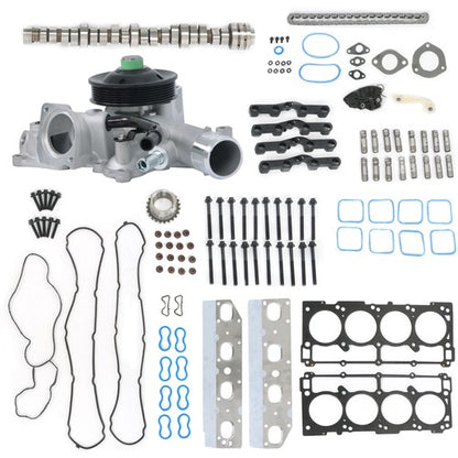 Solid Spare Fit For Dodge Ram1500 2009-19 MDS Lifters Kit Cam Timing Chain Water Pump