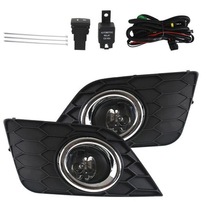 Solid Spare For Nissan Sentra Bumper Lights Fog Driving R + L Lamps+Switch+Wiring 2016-2019