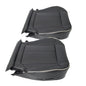 Solid Spare NEW Black Leather For Hummer H3 2006-2010 Driver&passenger Bottom Seat Cover