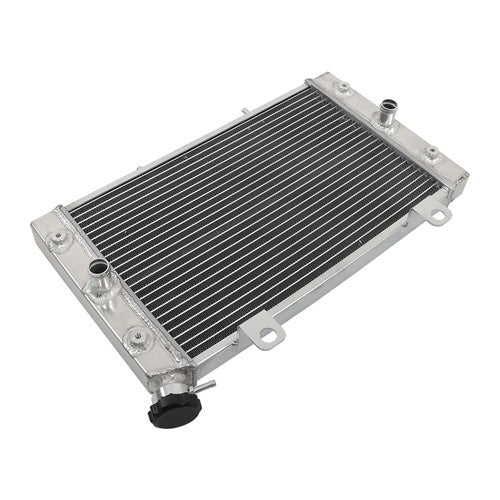 Solid Spare Aluminum Radiator For 2008-2013 09 10 11 Yamaha Rhino 700 YXR700F 1 Row with Cap