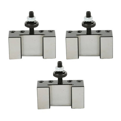 Solid Spare New 3 PCS OXA #1 Quick Change Turning & Facing Lathe Tool Post Holder 250-001