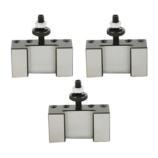 Solid Spare New 3 PCS OXA #1 Quick Change Turning & Facing Lathe Tool Post Holder 250-001