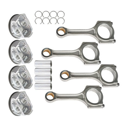 Solid Spare 4× Connecting Rod Piston Kit 234102G521 For Hyundai/Kia 2011-19 2.4L/2.0L L4