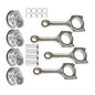 Solid Spare 4× Connecting Rod Piston Kit 234102G521 For Hyundai/Kia 2011-19 2.4L/2.0L L4