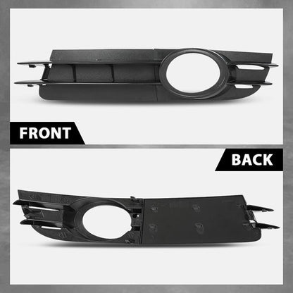 Solid Spare Fog Light Bezel Lamp Trim Fit For 06-08 Audi A6 05-08 A6 Quattro Sedan LH RH
