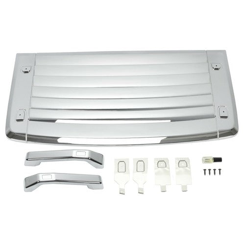 Solid Spare New Hood Deck Vent Panel Handle Cover Trim Chrome For 2006-2010 Hummer H3