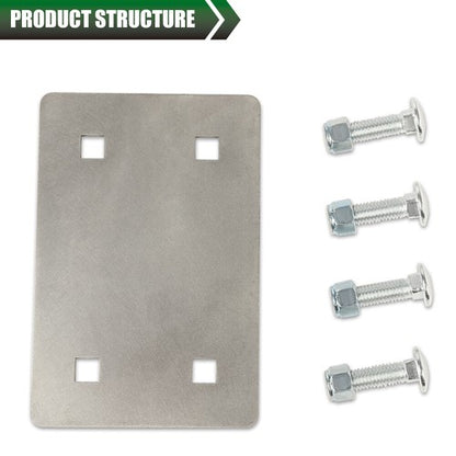 Solid Spare Fit For Saltdogg Snowex Western Spreader Vibrator Mount Plate With 1-1/2 Bolts