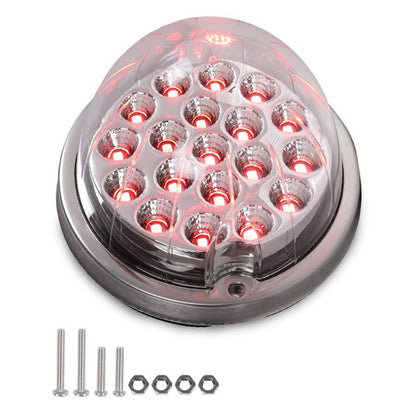 Solid Spare Red w/clear Lens Watermelon (19 LED) Marker Turn Signal Light universal