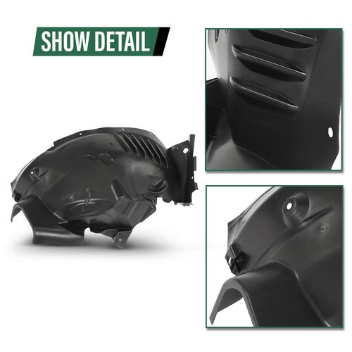 Solid Spare Fit For 2012-2014 Mercedes-Benz C250 C300 C350 Front Left Side Fender Liner