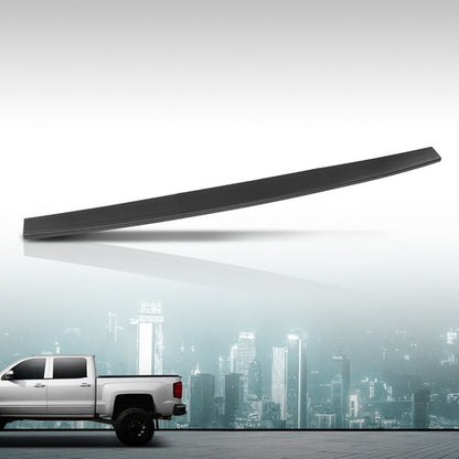 Solid Spare Fit For 14-18 GMC Sierra Chevy Silverado Tailgate Cap Molding Top Protector Trim