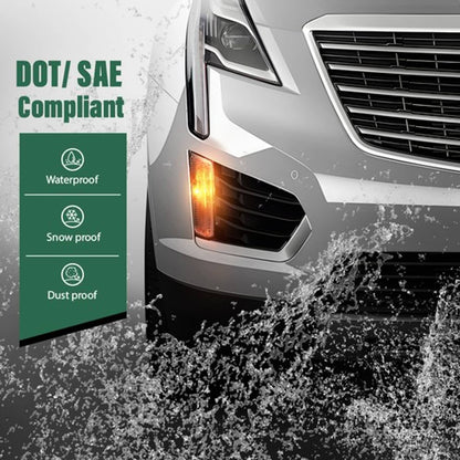 Solid Spare Halogen Parking Signal Light Front Left+Right Fit For 2017-2019 Cadillac XT5