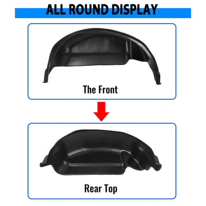 Solid Spare Fit For 2015 - 20 Ford F150 Rear Wheel Well Inner Mud Flap Splash Guards Liners