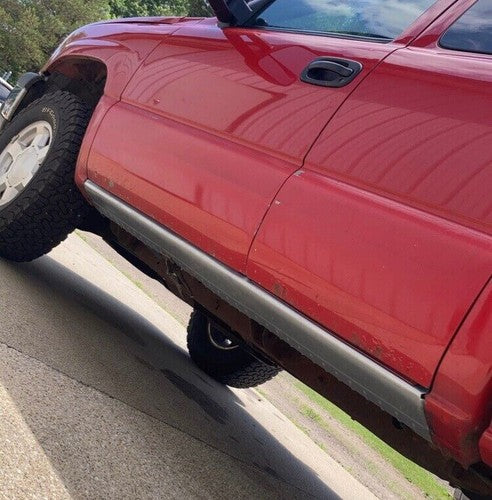 Solid Spare Outer Weld On Rocker Panel For 1999-2007 Chevy Silverado GMC Sierra Extended Cab