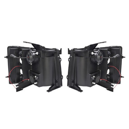 Solid Spare For 2007-2013 Chevy Silverado 1500 2500 3500 HD Projector Headlights Lamp LED