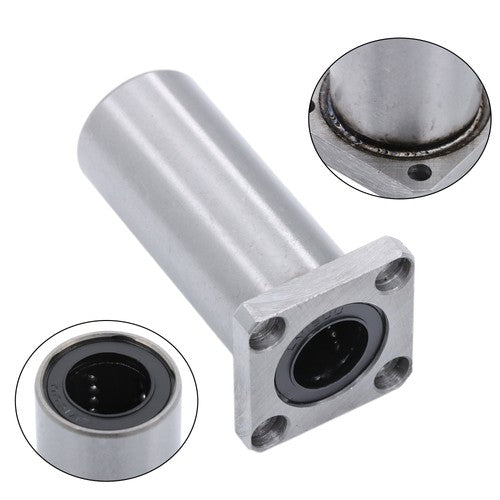 Solid Spare 4Pcs of LMK16UU 16mmx 28mmx 70mm Square Linear Bearing for CNC 3D Printer