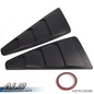Solid Spare Fit For 05-14 Ford Mustang 1/4 Quarter Side Window Louvers Scoop Cover Vent