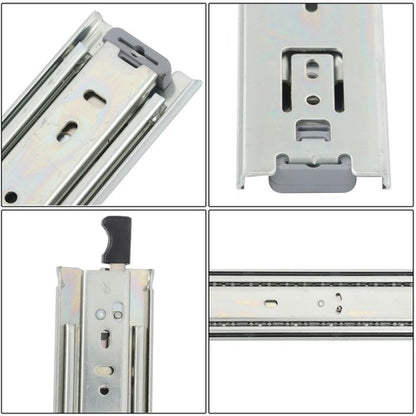 Solid Spare 1 Pair Heavy Duty Drawer Slides 20 Inch 150lbs Capacity Side Mount Extension