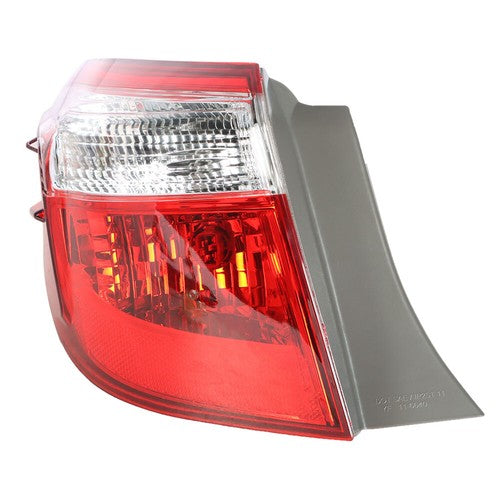 Solid Spare Red Driver & Passenger Rear Brake Tail Lights Fit For Toyota Corolla 2014-2016