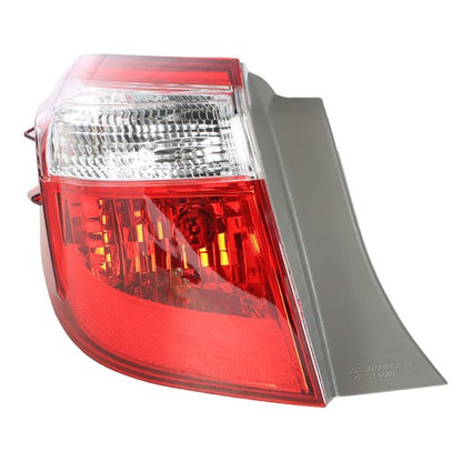 Solid Spare Red Driver & Passenger Rear Brake Tail Lights Fit For Toyota Corolla 2014-2016