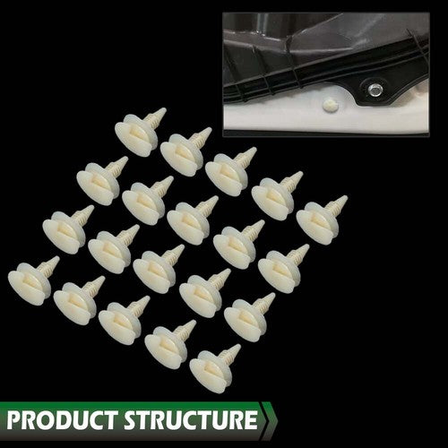 Solid Spare 20Pcs Door Panel Clips Fit For Chevy Pontiac Buick Oldsmobile Cadillac GM New