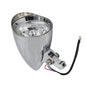 Solid Spare 12V Motorcycle Chrome Visor Headlight Lamp For Bobber Chopper Dyna