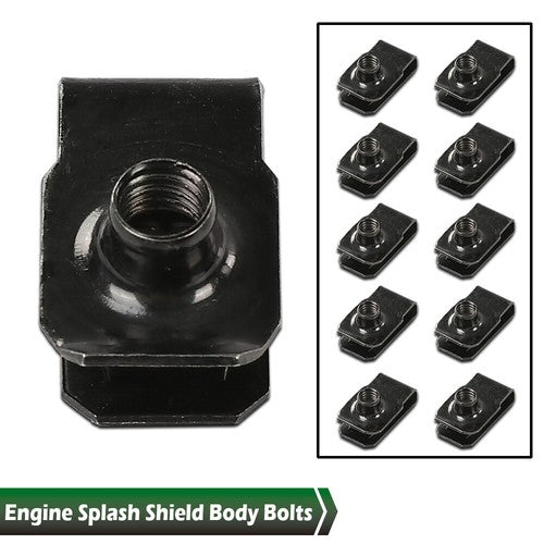 Solid Spare Engine Splash Shield Body Bolts Screws Fender Bumper Clip Rivets kit