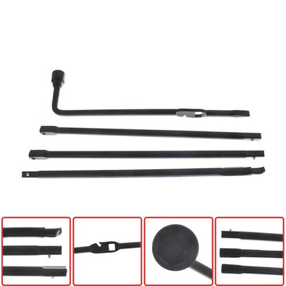 Solid Spare Lug Wrench Jack Spare Tire Tool Set Fit For 1999-2010-2015 Sierra Silverado