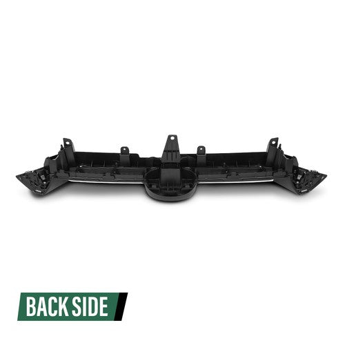 Solid Spare Front Bumper Upper Grille w/ Chrome Trim Fit For 2021-2024 Toyota 4Runner